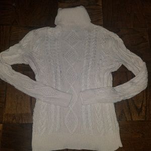 Cable knit sweater